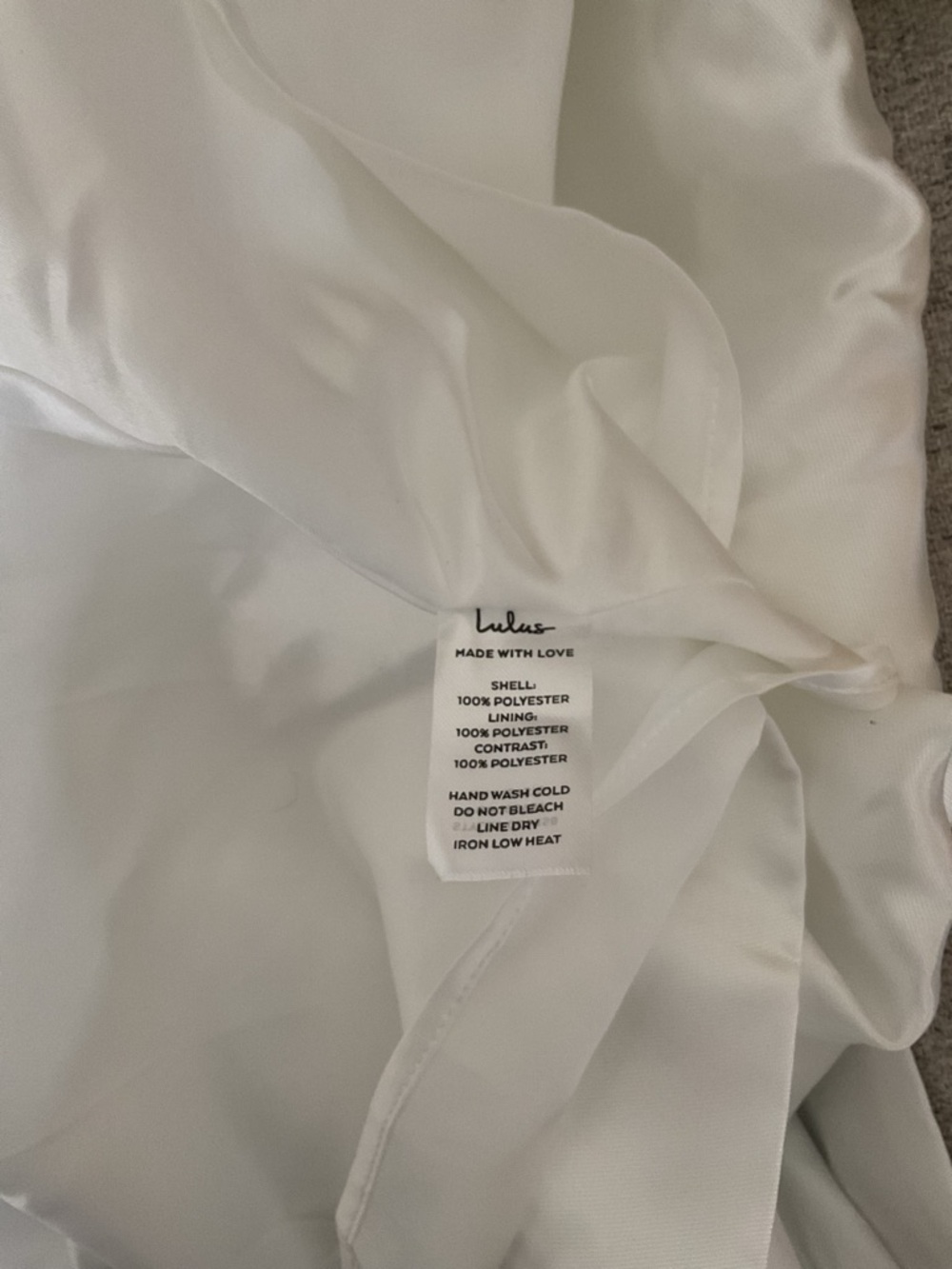 Lulus Classy Aesthetic White Taffeta Bow Midi Dress with Pockets NWT XL - Picture 12 of 14